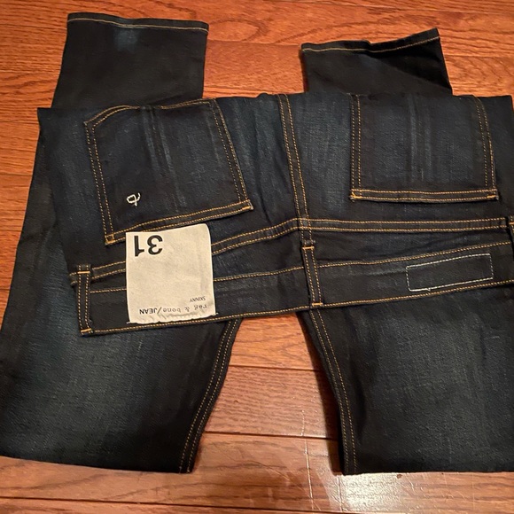 Rag and Bone Dark Wash Skinny Jean - Picture 4 of 6